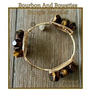 Bourbon And Bowties Bangle Bracelet